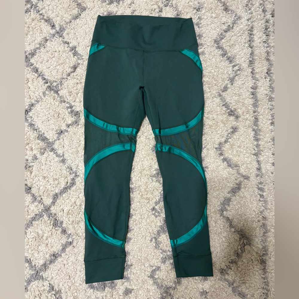 Fabletics Women's Leggings in Dark Green and Teal